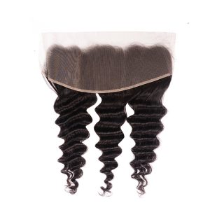 center wig remy hair 13x4 deep wave hd frontal