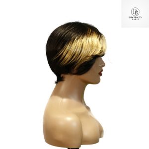 center wig machine made #27 wig remy hair h016