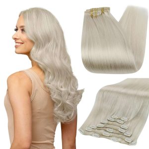 center wig asian raw hair straight clip in hair extensions