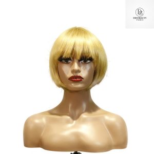 center wig machine made #27 wig remy hair h009