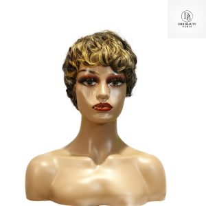 center wig machine made wig remy hair h030