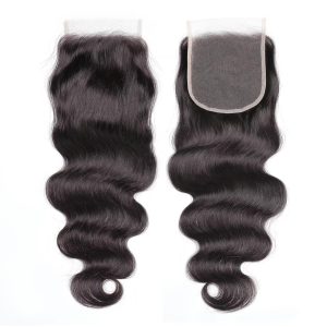 center wig remy hair 5x5 body wave closure