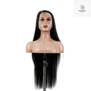 center wig 13x4 straight lace front wig natural black remy hair