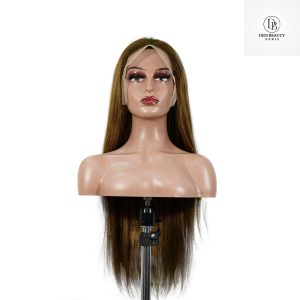 center wig 13x4 straight lace front wig m4&27 highlight remy hair 26 inch