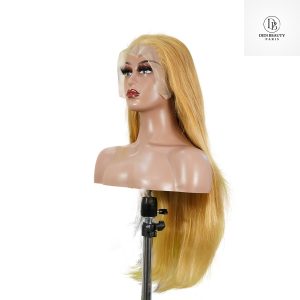 center wig 13x4 straight lace front wig 27 honey blonde remy hair