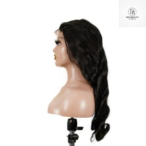 center wig 13x4 body wave lace front wig natural black remy hair