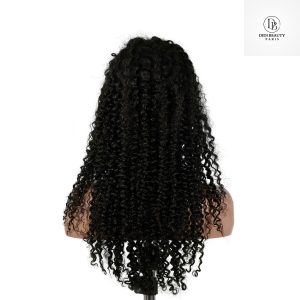 center wig 13x4 jerry curly lace front wig natural black remy hair